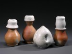 Vases and Table Top Object, Salt Fired Stoneware