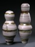 Double Lidded Jars, Salt Fired Stoneware